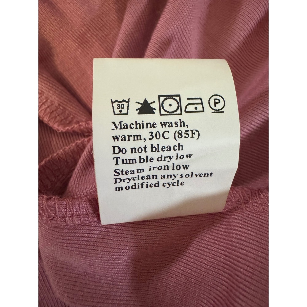 BTFBM‎ Womens Ruched Sleeveless Maxi Dress Mauve Asymmetrical Waist XL NEW - Picture 9 of 9